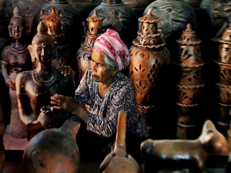 Các sản phẩm gốm được hoàn thành mang nét đẹp độc đáo, tinh tế và riêng biệt