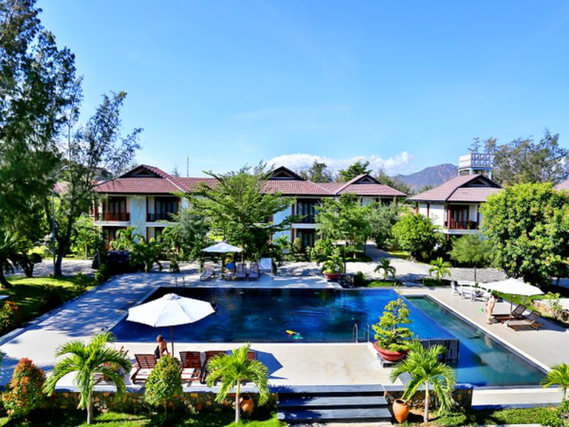 Không gian tươi mát đẳng cấp của Aniise Villa Resort Ninh Thuận
