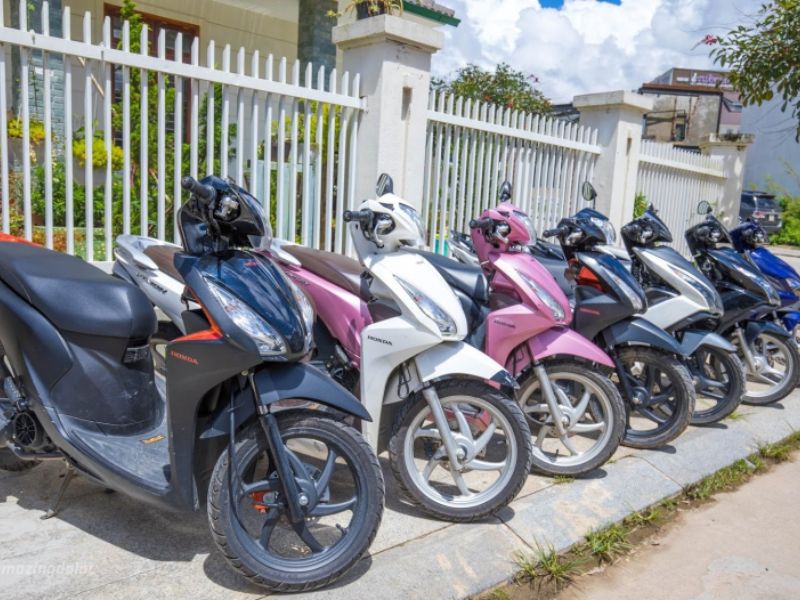 Gía thuê xe máy ở Quy Nhơn